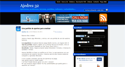 Desktop Screenshot of ajedrez32.com